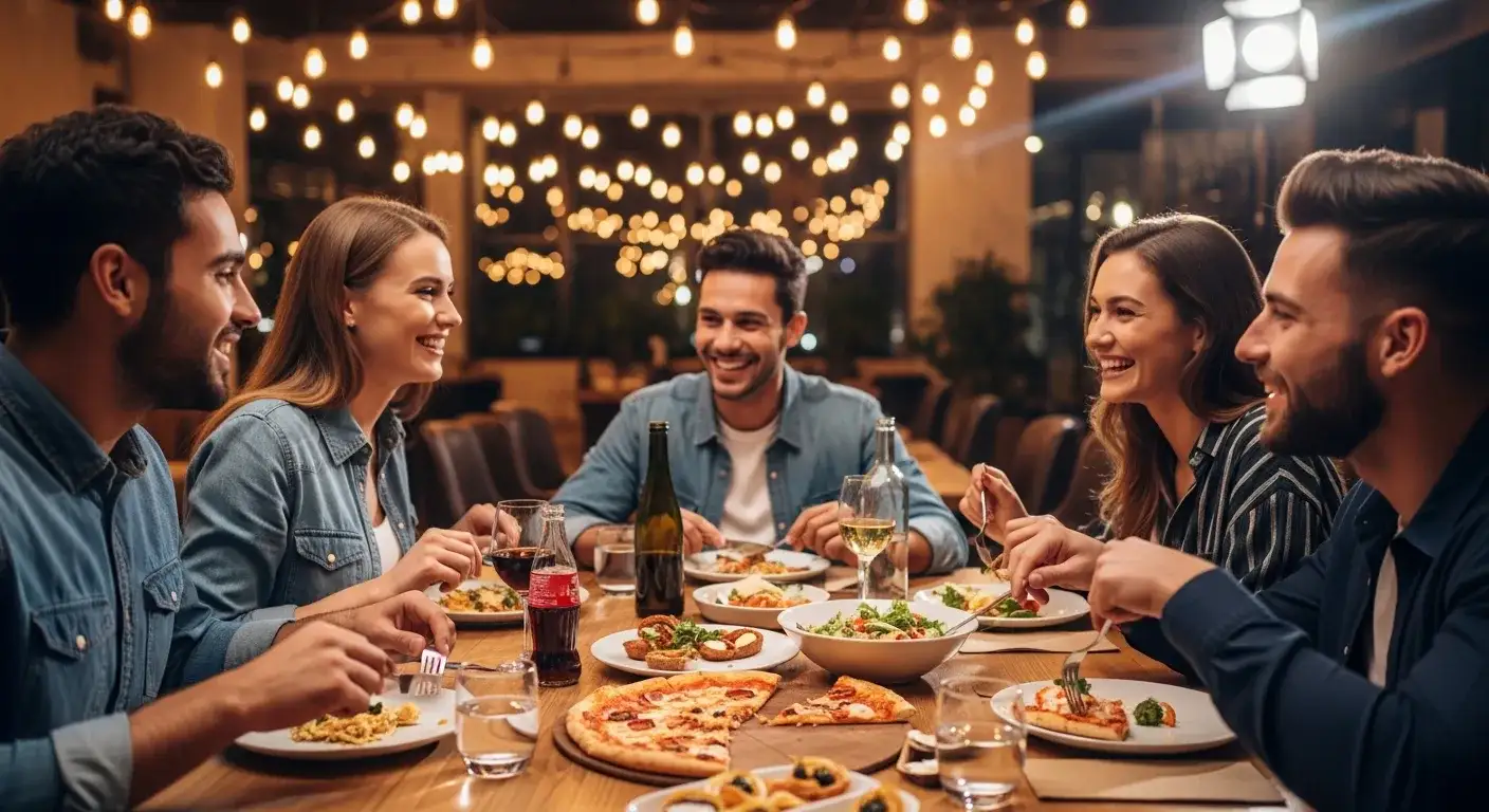 Friends splitting expenses with Hesappo